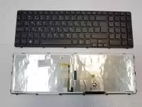 Клавиатура для ноутбука Sony Vaio SVE1511 черная, рамка черная