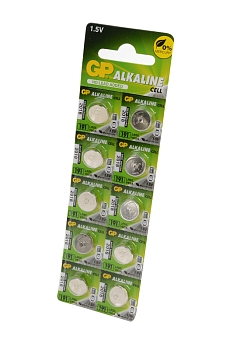 Батарейка (элемент питания) GP Alkaline cell 191-C10 AG8 BL10, 1 штука