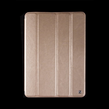 Чехол-книжка для Apple iPad Air (A1474, A1475, A1476) "Hoco" Crystal leather case раскладной кожаный (шампань)