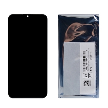 Дисплей Samsung A037F (A03s) GH81-21232A в рамке (черный) сервисный ориг 100%