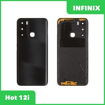 Задняя крышка для Infinix Hot 12i (X665B) (черный)